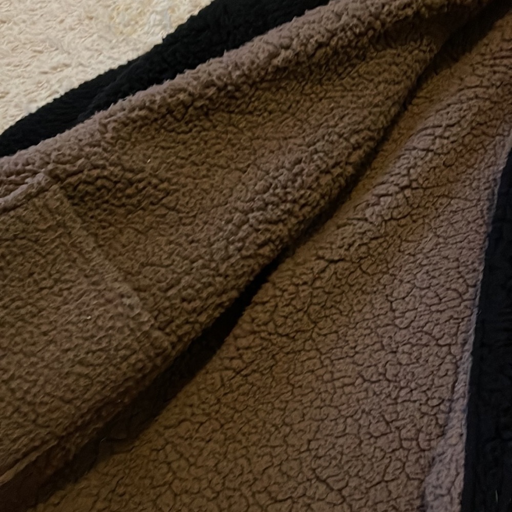 Fuzzy Teddy Bear Reversible Jacket - image 2